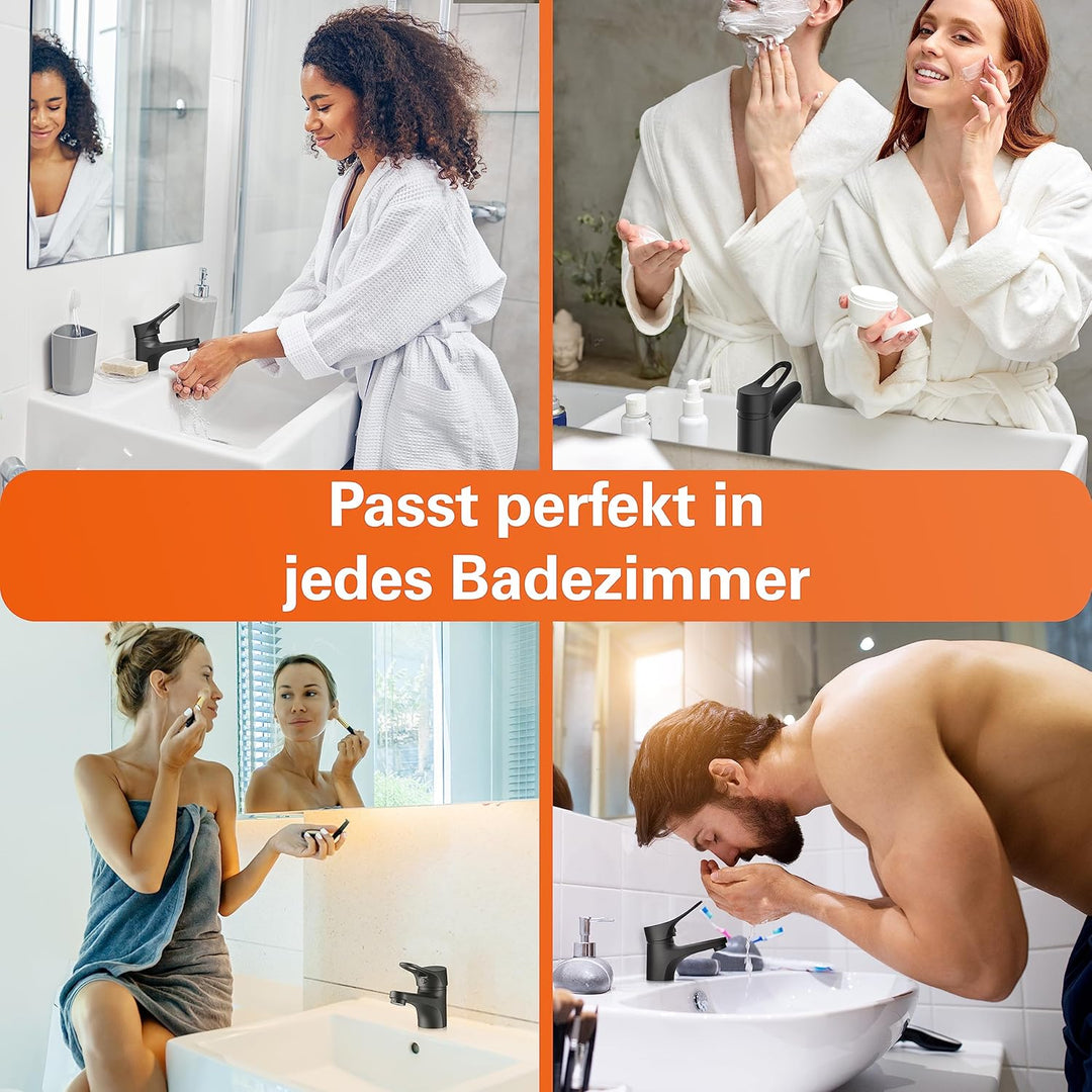 EISL NI075VEB VERONA Wasserhahn Bad, Mischbatterie für Waschbecken, Einhebelmischer Badezimmer, Wasc