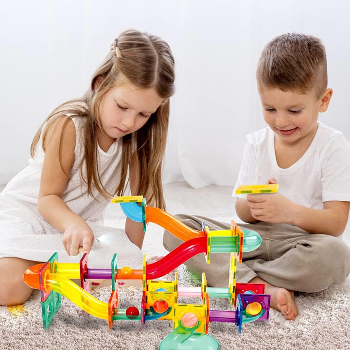 Desire Deluxe Laufball Magnetische Bausteine Magnet Montessori Spielzeug für Kinder, Lernspielzeug f