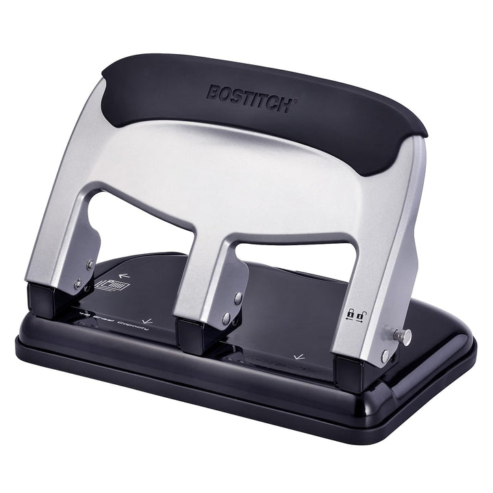 Bostitch Office EZ Squeeze Heavy Duty 3-Locher, 40 Blatt Kapazität, verbraucht weniger Kraft, perfek