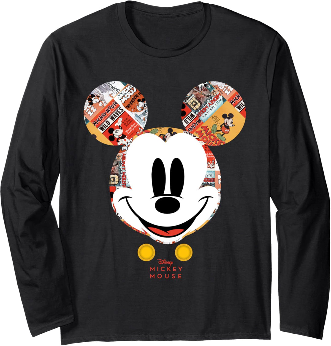 Disney Year of the Mouse Movie Poster Mickey May Langarmshirt