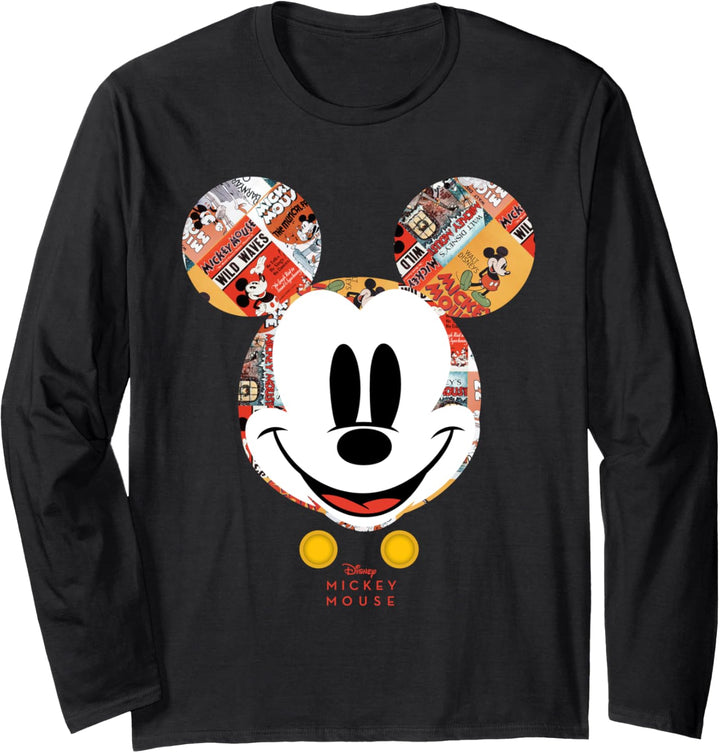Disney Year of the Mouse Movie Poster Mickey May Langarmshirt