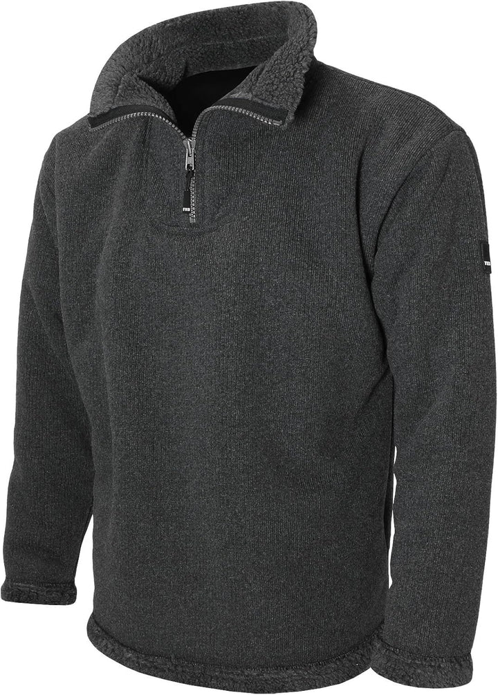 FHB 33344-12-40/42 Webpelz-Troyer, Grau, Gr. XXL Grau XXL, Grau XXL