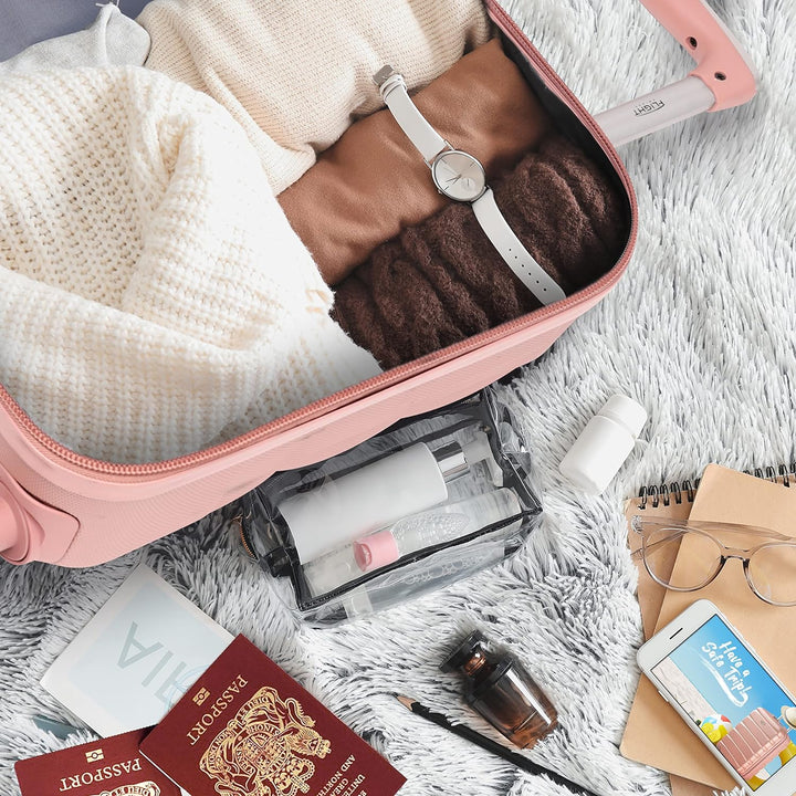 Flight Knight Bubble Suitcase - Ryanair easyJet Jet2 Approved - 8 Wheel Carry Cabin Hardcase 45x36x2