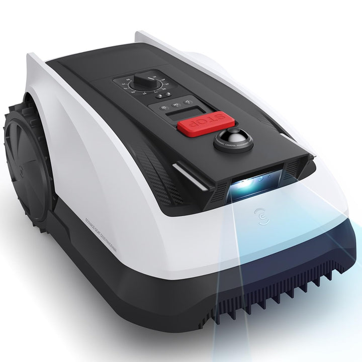 ECOVACS Goat O500 Panorama Mähroboter ohne Begrenzungskabel, 500 m², Auto-Kartierung Rasenmäher Robo
