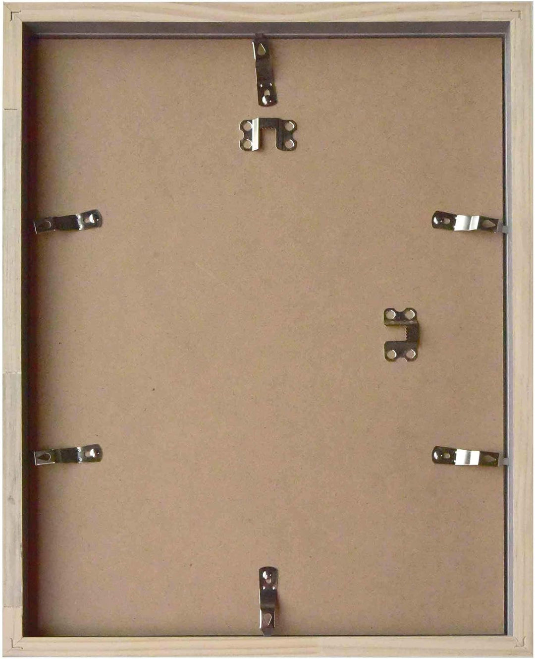 accent by nielsen Bilderrahmen mit Passepartout, 50 x 70 cm, Holz, Silber, Posterrahmen zum Aufhänge