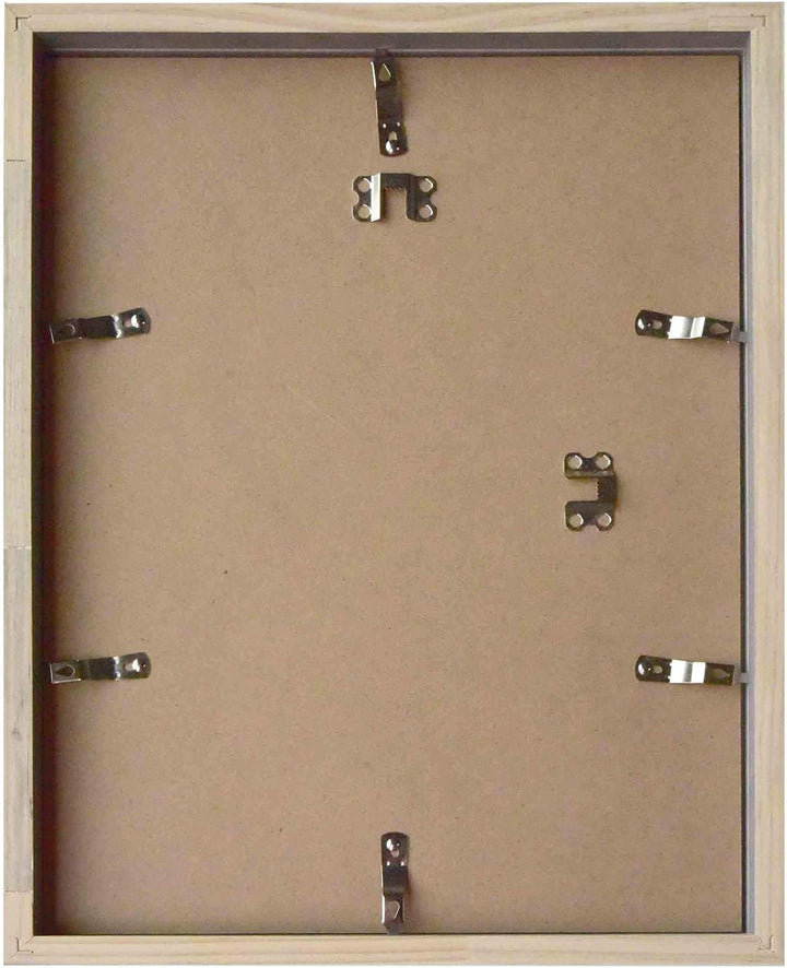 accent by nielsen Bilderrahmen mit Passepartout, 50 x 70 cm, Holz, Silber, Posterrahmen zum Aufhänge