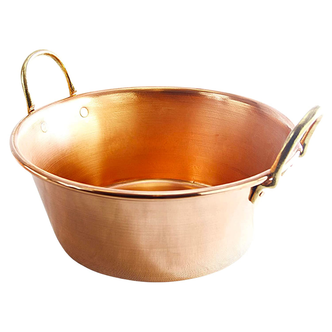 CopperGarden Sossen- & Marmeladentopf 30 Liter I Kochtopf aus Kupfer mit 50 cm Durchmesser I Grosser