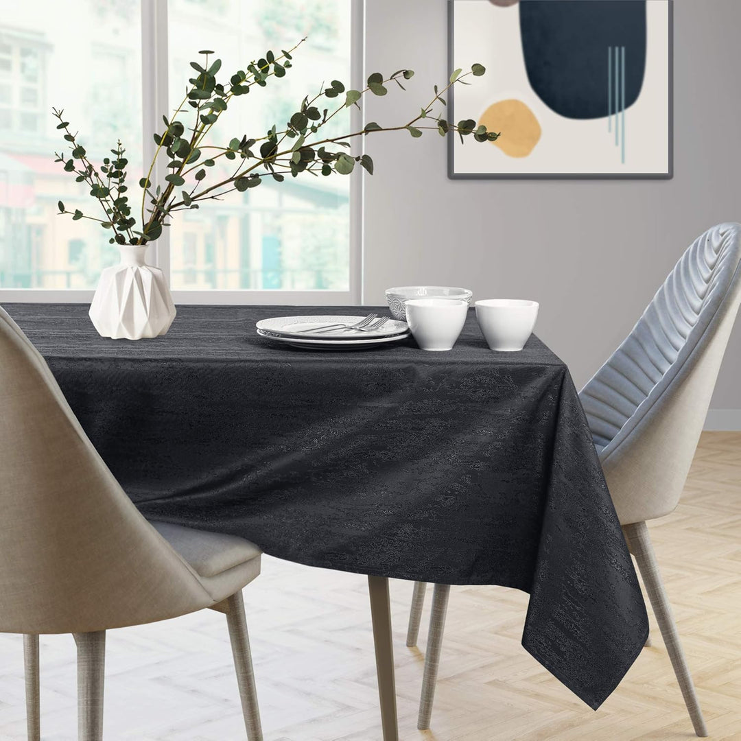 AmeliaHome Tischdecke 110x180 cm Tischtuch Tafeldecke Fleckschutz Lotuseffekt Abwaschbar Wasserabwei