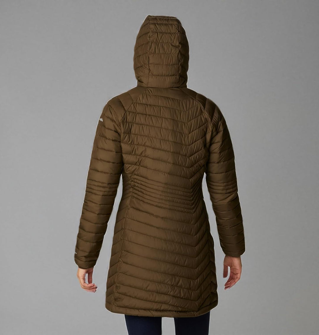 Columbia Powder Lite Mid Damenjacke XS Olive Green, XS Olive Green