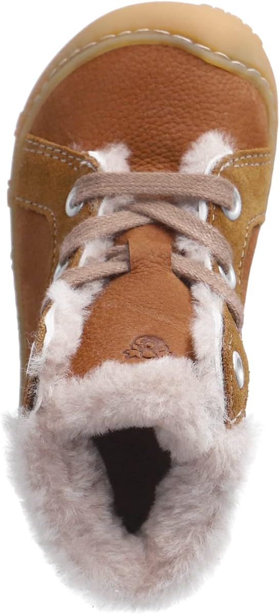 RICOSTA Mädchen und Jungen Lauflernschuhe ELIA, WMS:Weit,terracare,Barfuss-Schuh 21 EU Weit Braun 26