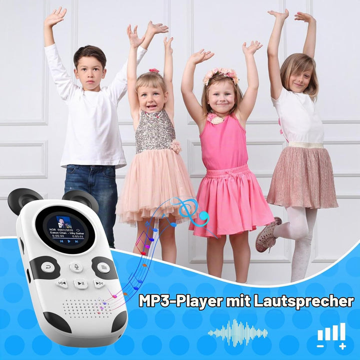 RUIZU Kinder MP3 Player 64GB mit Bluetooth 5.3 &amp; Lautsprecher