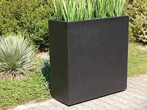Casaflora ultrastarke Pflanzenroller für Pflanztröge, schwarz 72x22x7 cm -passend für Kübel von east