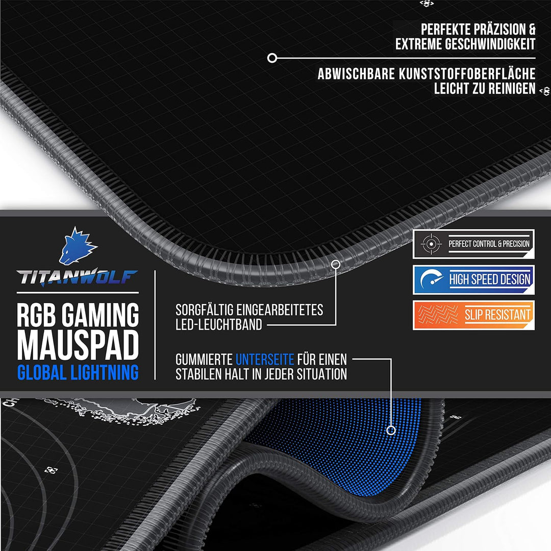 CSL-Computer DE RGB-Mauspad 5, 5