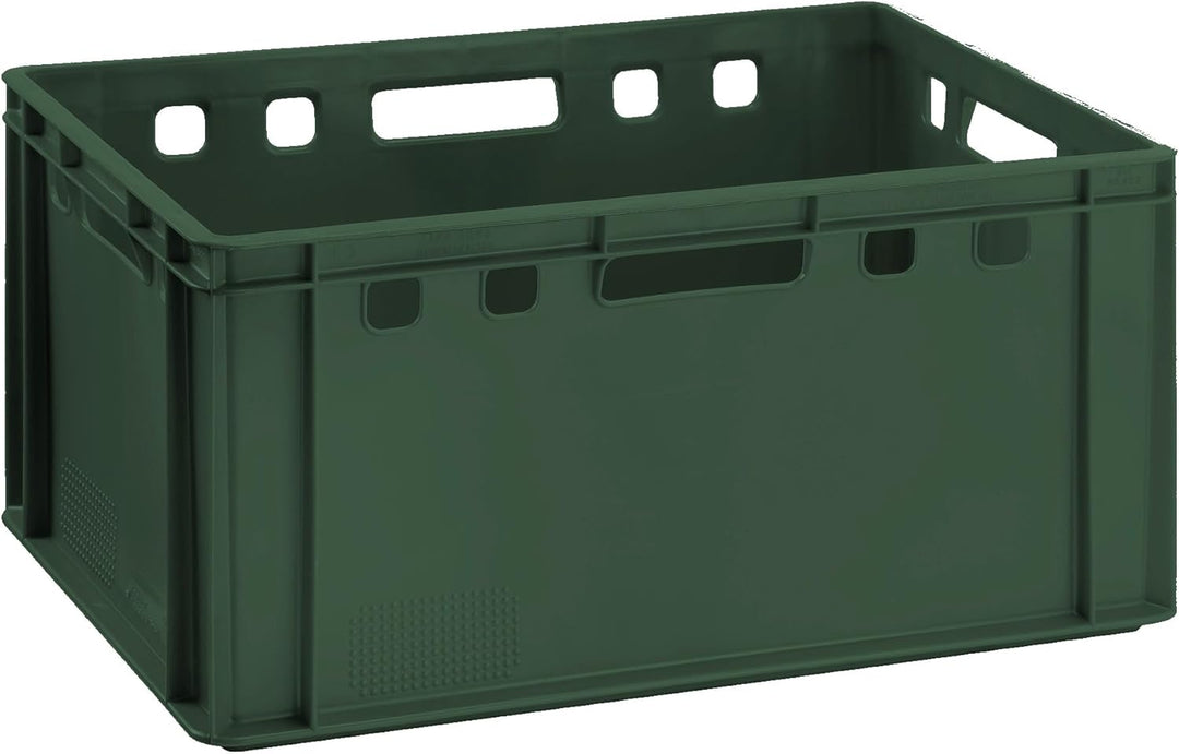 BURI 4x Fleischkiste E3 Metzgerkiste 60x40x30 cm lebensmittelecht, robust, stapelbar - Eurokisten La