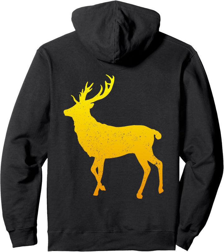 Michigan Great Lakes State 2-seitig mit Hirschen Pullover Hoodie