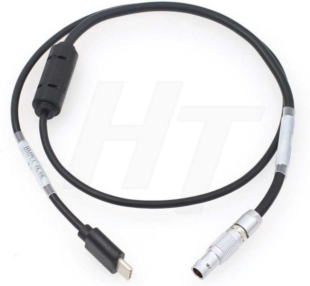 HangTon BMPCC 4K 6K Run Stop Kabel 7 Pin auf USBC für Tilta Nucleus-M Motor zu BlackMagic Pocket Cin