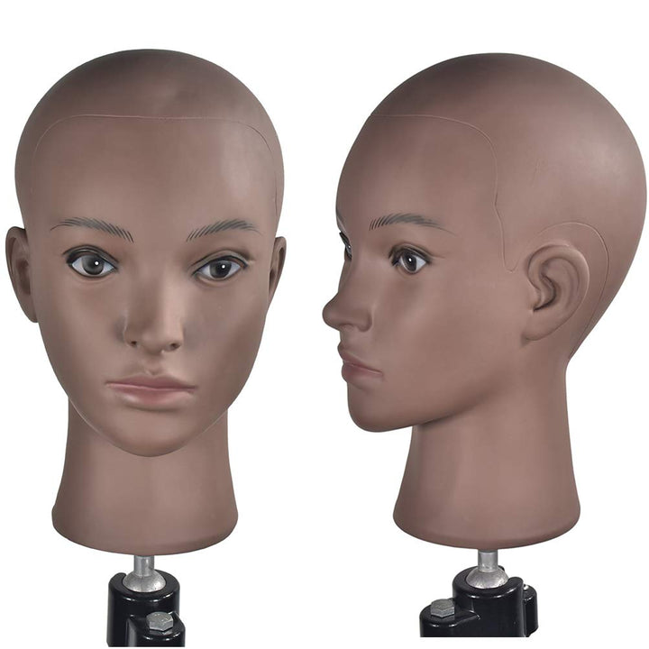 Ba Sha Afrokosmetologie Mannequin-Kopf für Perückenherstellung, Perücke, Hut, Brille, Display mit ko