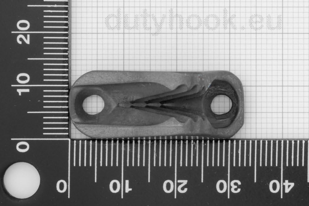 CLAMCLEAT Angeln Accessoires Clamcleat Open Micros für 1-4 mm Tau Hart Eloxiert, 49582