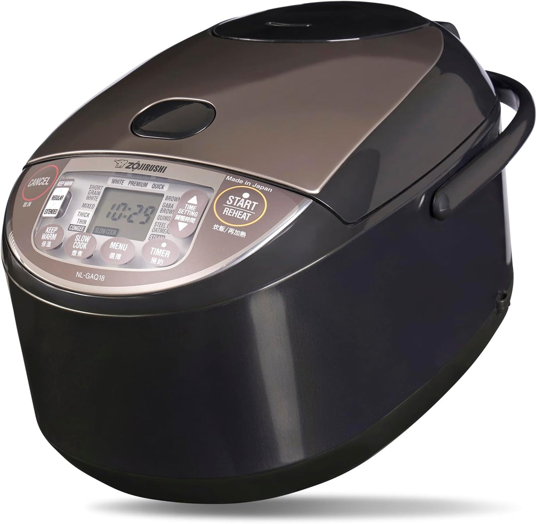 ZOJIRUSHI Premium Reiskocher NL-GAQ18 – 1,8 Liter (10 cups) – mit Warmhaltefunktion – inkl. Messbech