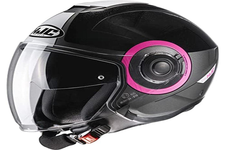 HJC Jethelm i40 Panadi M Black/White/Pink, M Black/White/Pink