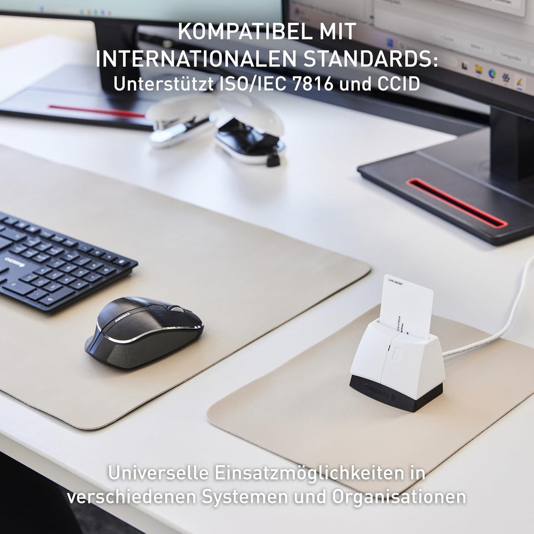 CHERRY SmartTerminal ST-1144UB USB cardreader Pale Grey Single, Single