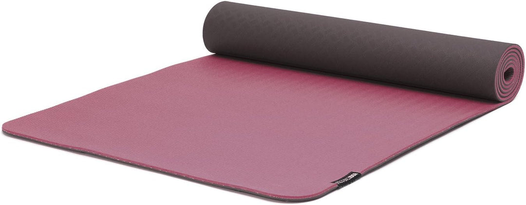 Yogistar Yogamatte Pro - sehr rutschfest - 14 Farben - bordeaux-anthrazit