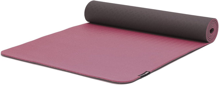 Yogistar Yogamatte Pro - sehr rutschfest - 14 Farben - bordeaux-anthrazit