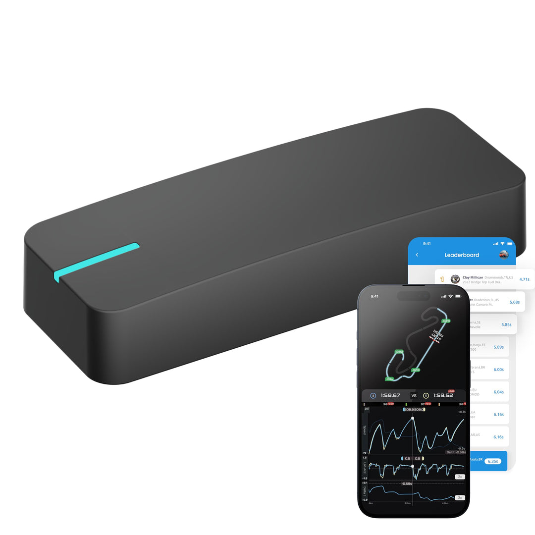 Neues dragy GPS-basiertes Leistungsmessgerät, bis zu 25 Hz GPS-Rundentimer, verbessertes UBLOX-Hochl
