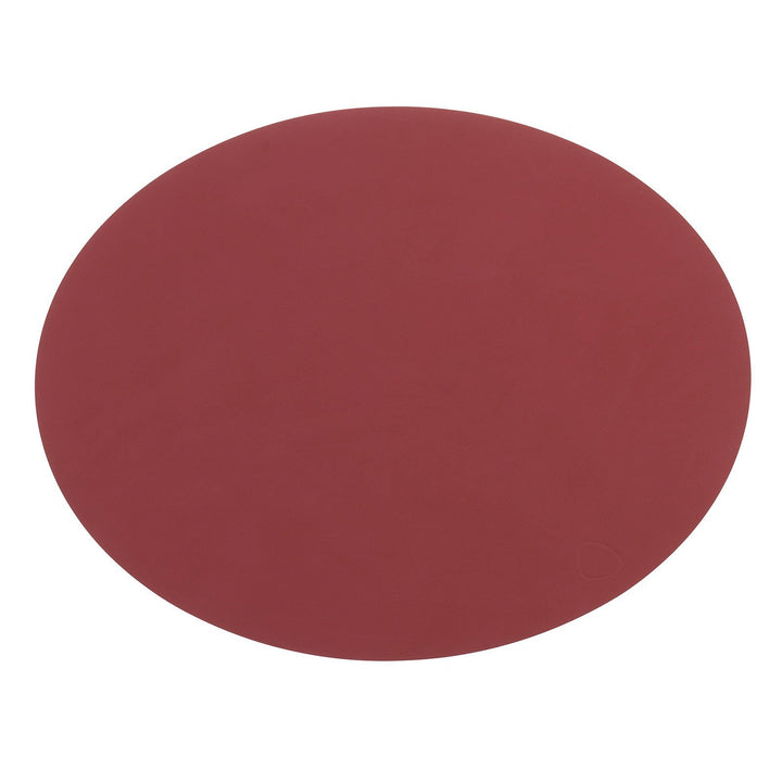 Lind DNA (982219) TABLEMAT, Tischmatte, rot oval 35 x 46 cm, 1 Stück