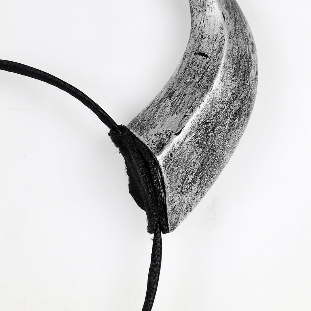keland Maleficent Hörner Haarreif Tiefling Hörner Kopfschmuck Teufelshörner Halloween (G-Grau), G-gr