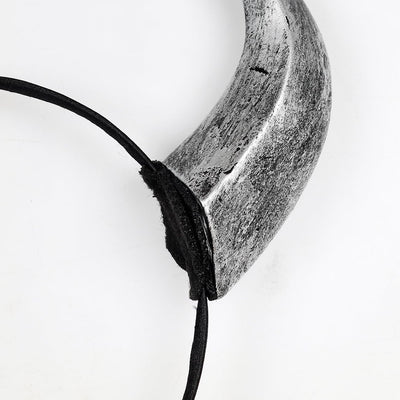 keland Maleficent Hörner Haarreif Tiefling Hörner Kopfschmuck Teufelshörner Halloween (G-Grau), G-gr