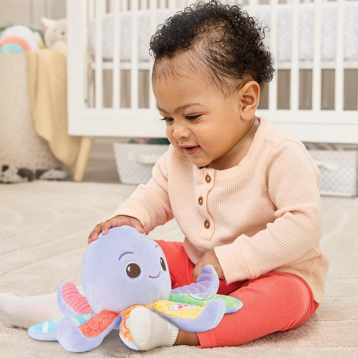 Vtech Baby - Babys Plüsch-Oktopus – Sensorisches Kuschelspielzeug zur Förderung der Wahrnehmung – Fü