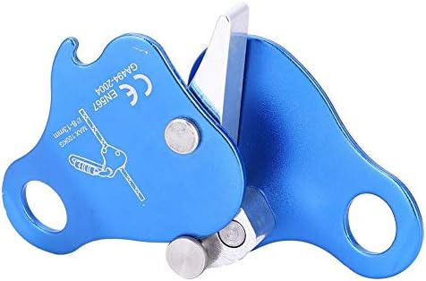 Seilgreifer, Klettersicherung Outdoor Klettern Bergsteigen Abseilen Aluminium Seilgreifer Schutz