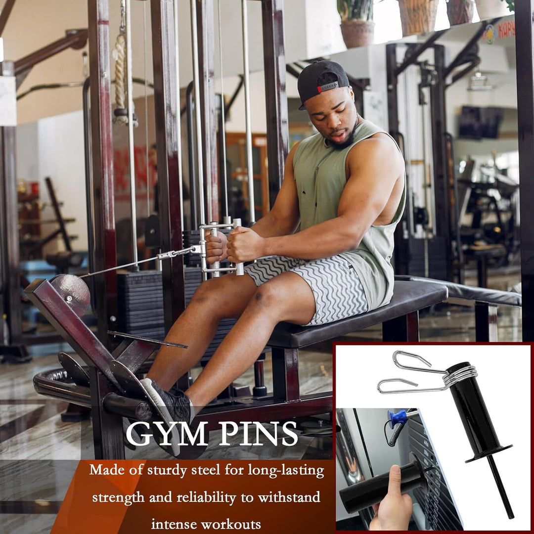 Gym Pin für Zusatzgewicht, Gym Pin für Weight Stack Extender Pin Länge 110mm, Durchmesser 10mm Weigh