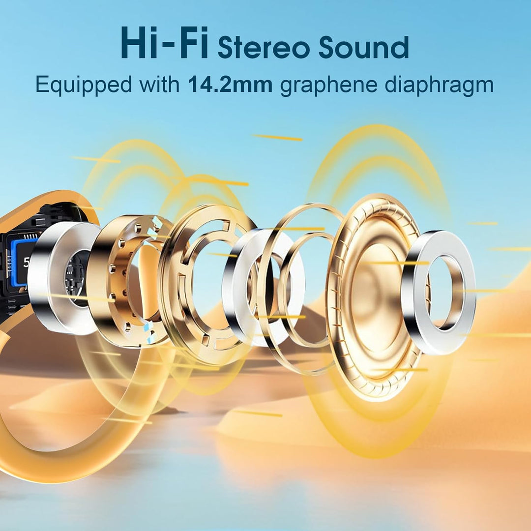 AI Kopfhörer Übersetzer, 3-in-1Bluetooth 5.4 Echtzeit Sprachübersetzer Kopfhörer 164 Sprachen mit Ap