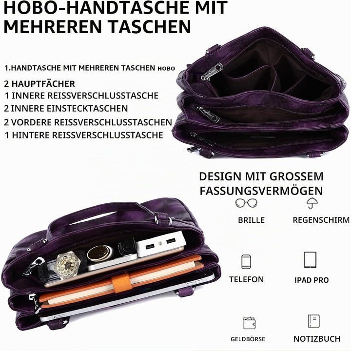 Angel Kiss Tasche Leder Damenhandtasche Schultertasche Handtaschen Wasserdicht Tragetasche Multifunk
