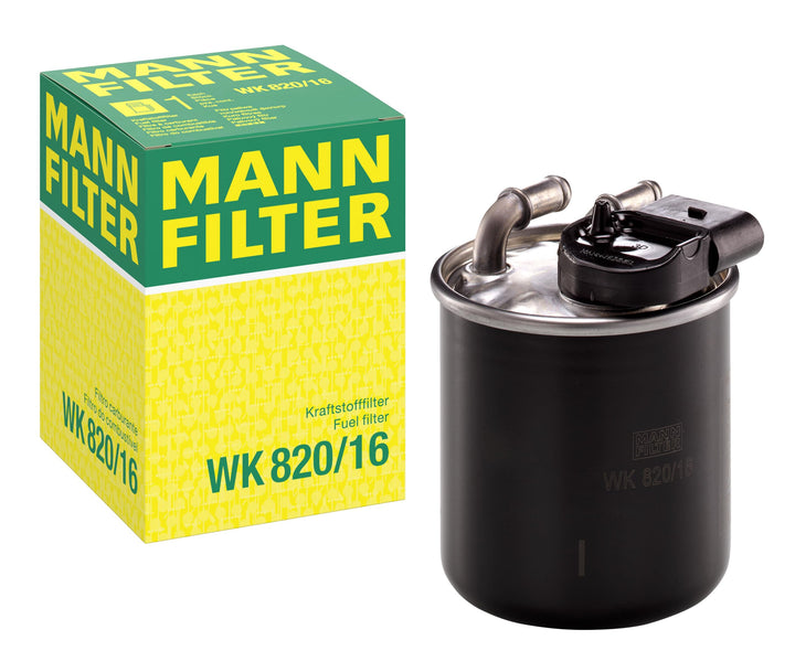 MANN-FILTER WK 820/16 Kraftstofffilter – Für LKW Single, Single