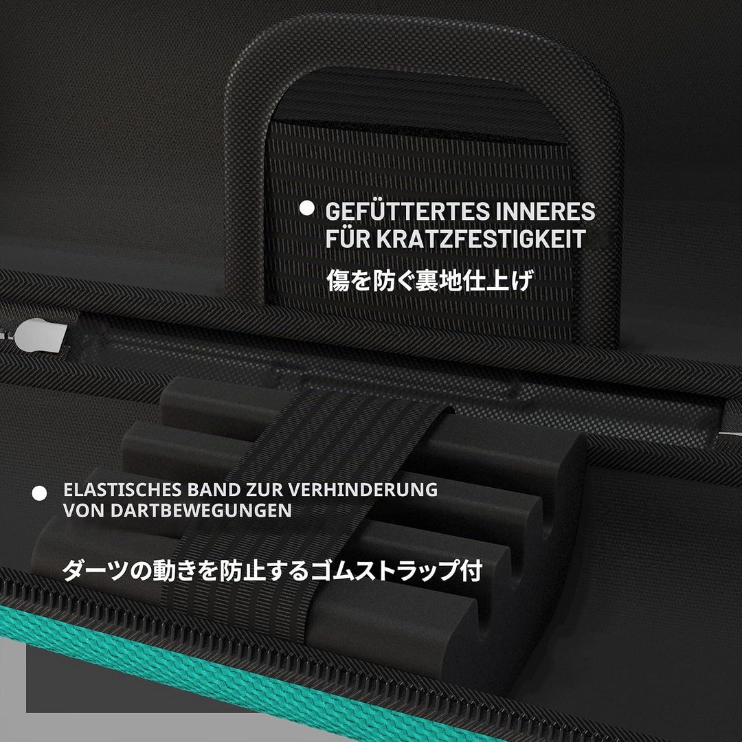 Target Japan Takoma Shell Wallet, Teal | Dart-Tasche, Dart-Aufbewahrungsbehälter, hält 3 vollständig