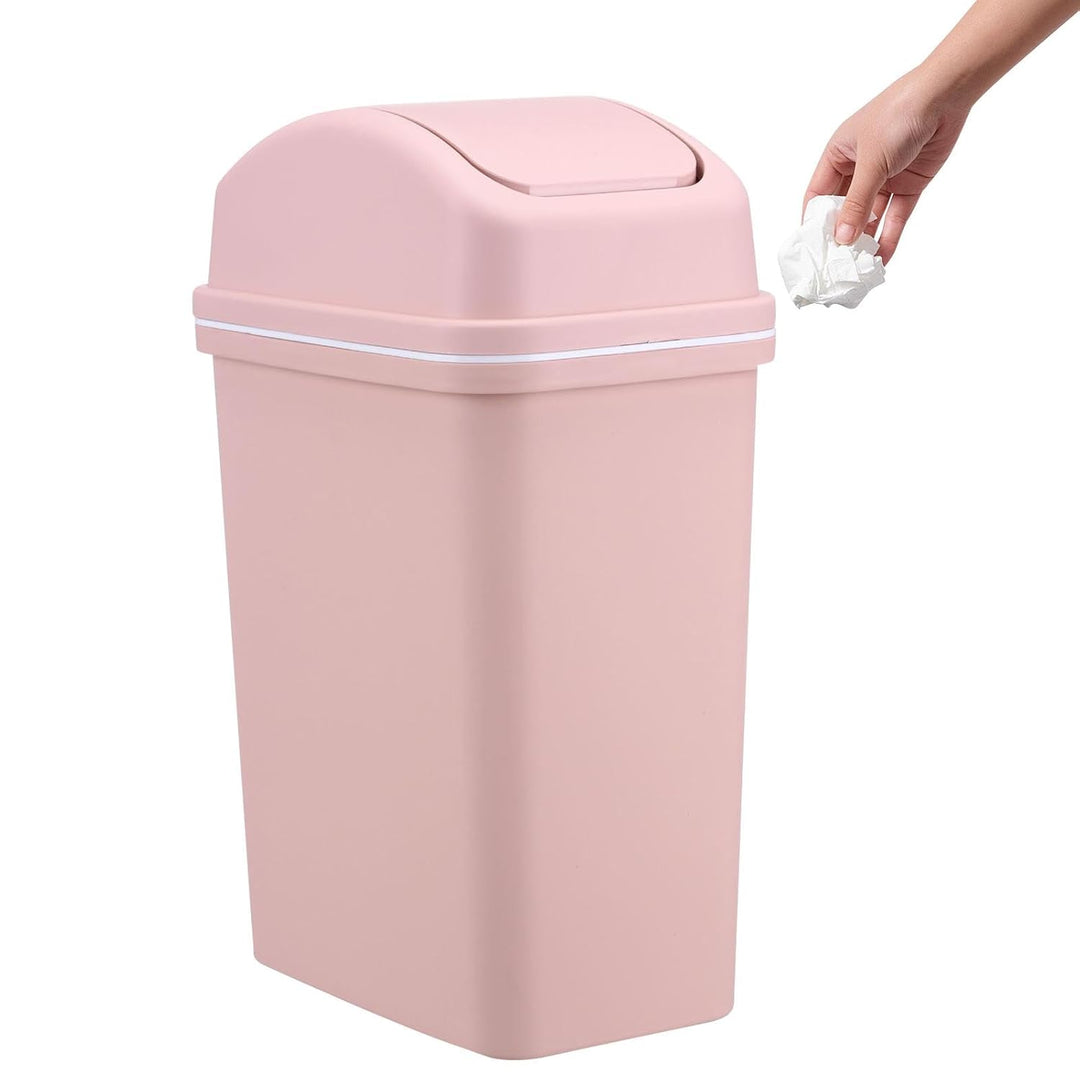 Hoher Küchenmülleimer, Mülleimer mit Schwingdeckel | 10L hoher Mülleimer mit Schwingdeckel,Badezimme