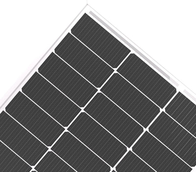 ECO-WORTHY 100 Watt Monokristallines Solarpanel 12 Volt für Wohnmobil Caravan Camper Balkon Schuppen