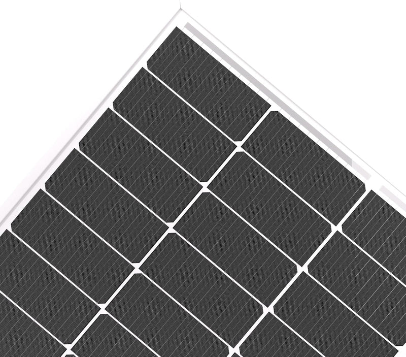 ECO-WORTHY 100 Watt Monokristallines Solarpanel 12 Volt für Wohnmobil Caravan Camper Balkon Schuppen
