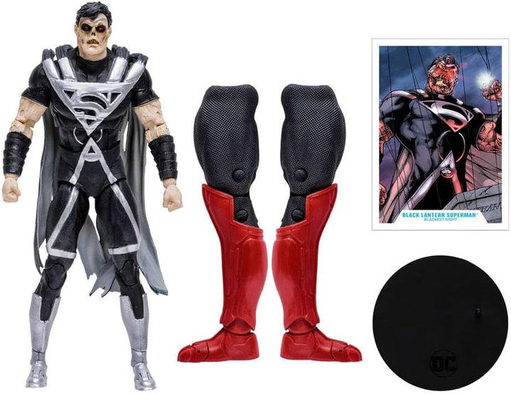 McFarlane DC Multiverse Build A Actionfigur Black Lantern Superman (Blackest Night) 18 cm Modern, Mo