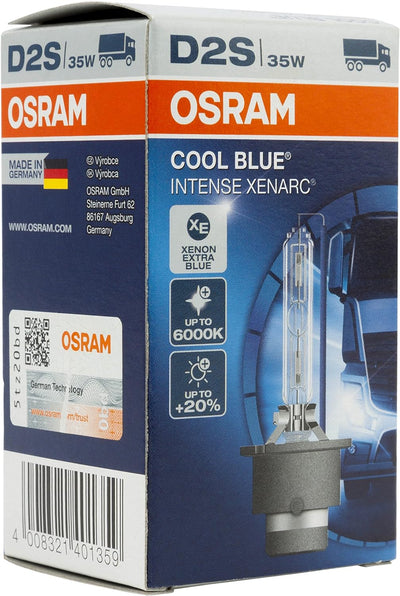 Osram XENARC COOL BLUE INTENSE D2S HID Xenon-Brenner, Entladungslampe, 66240CBI, Faltschachtel (1 St