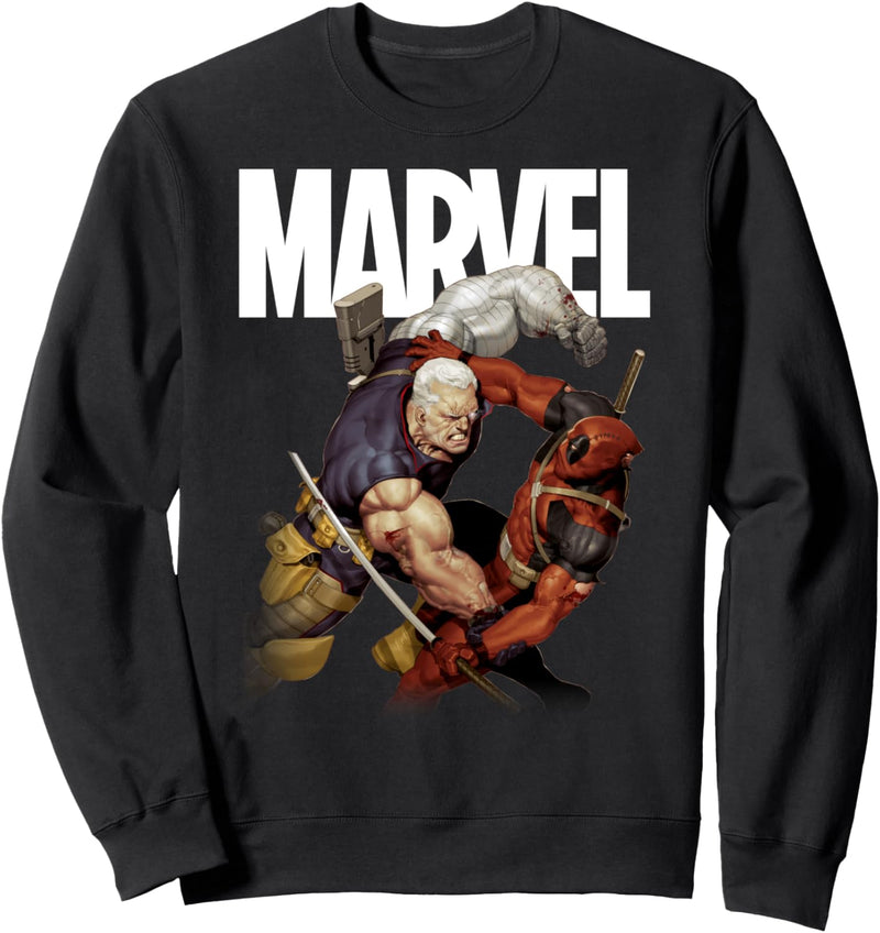 Marvel Deadpool Cable & Deadpool Fight Sweatshirt
