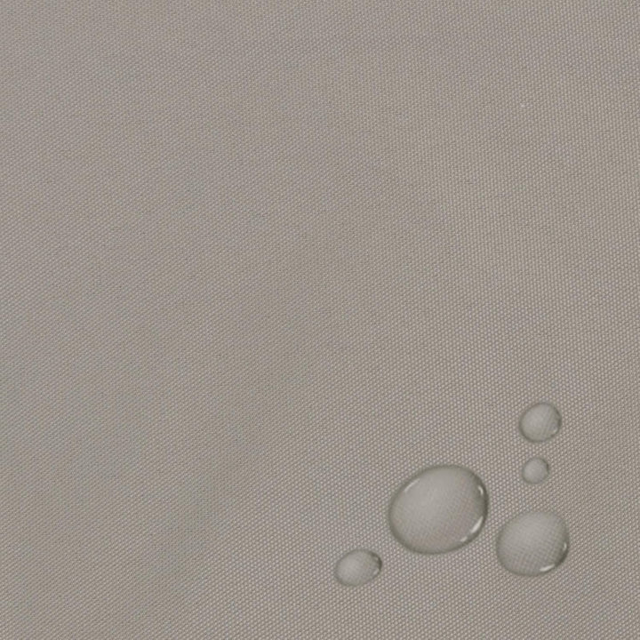 Floordirekt Sonnensegel Wasserdicht Grau 5 x 5 x 7 m Sonnenschutz Segel mit Ösen und Befestigungssei