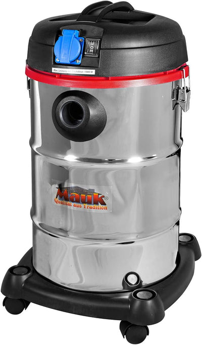 Mauk Nass- und Trockensauger 1200 W, 30 l, 4 m Saugschlauch, Steckdose mit Einschaltautomatik