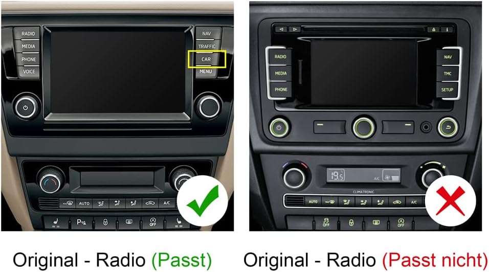 DYNAVIN Android Autoradio Navi für Skoda Rapid Seat Toledo ab 2015; 8 Zoll OEM Radio mit Wireless Ca