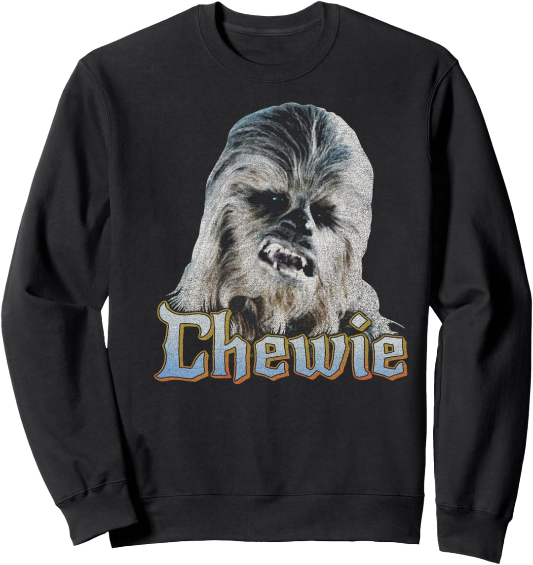 Star Wars Chewie Gray Scale Portrait Sweatshirt