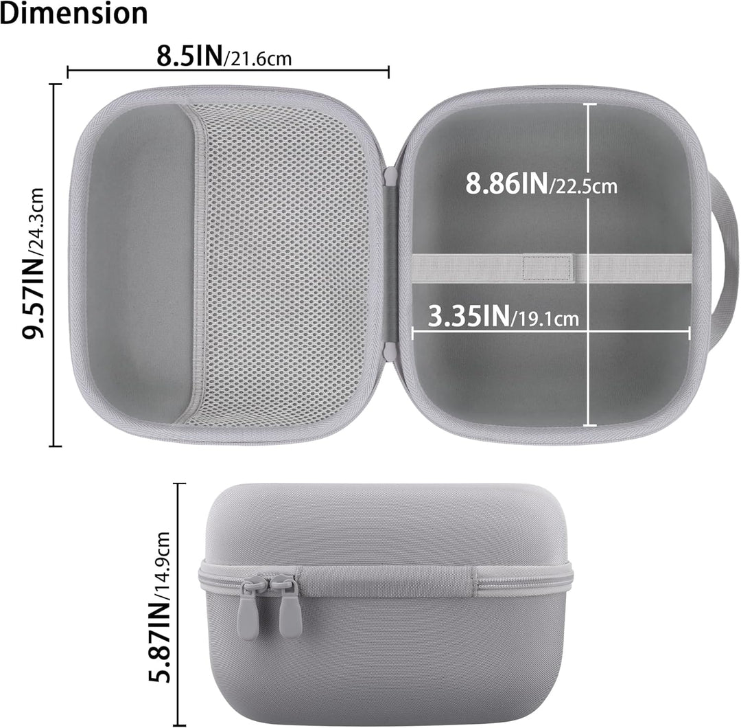 co2CREA Hart Reise Schutz Hülle Etui Tasche für Quest 3S All-in-one VR Gaming Headset (Nur Hülle, VR