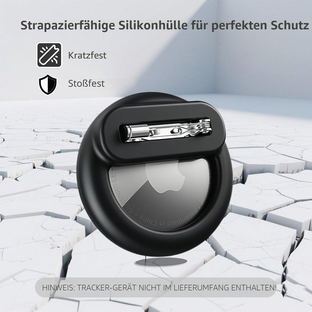 LOSHALL 4er Pack AirTag Halter Versteckte Schutzhülle für Kinder, Anti-Entfernung Silikon Hülle mit
